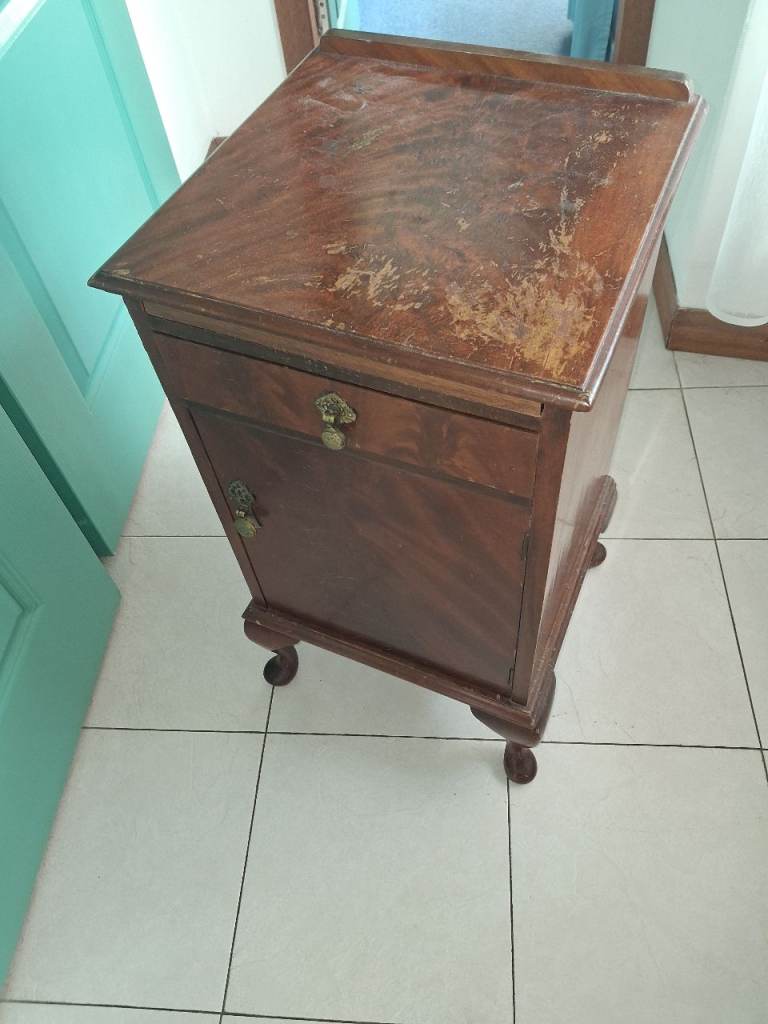 Free. Victoriana bedside cabinet