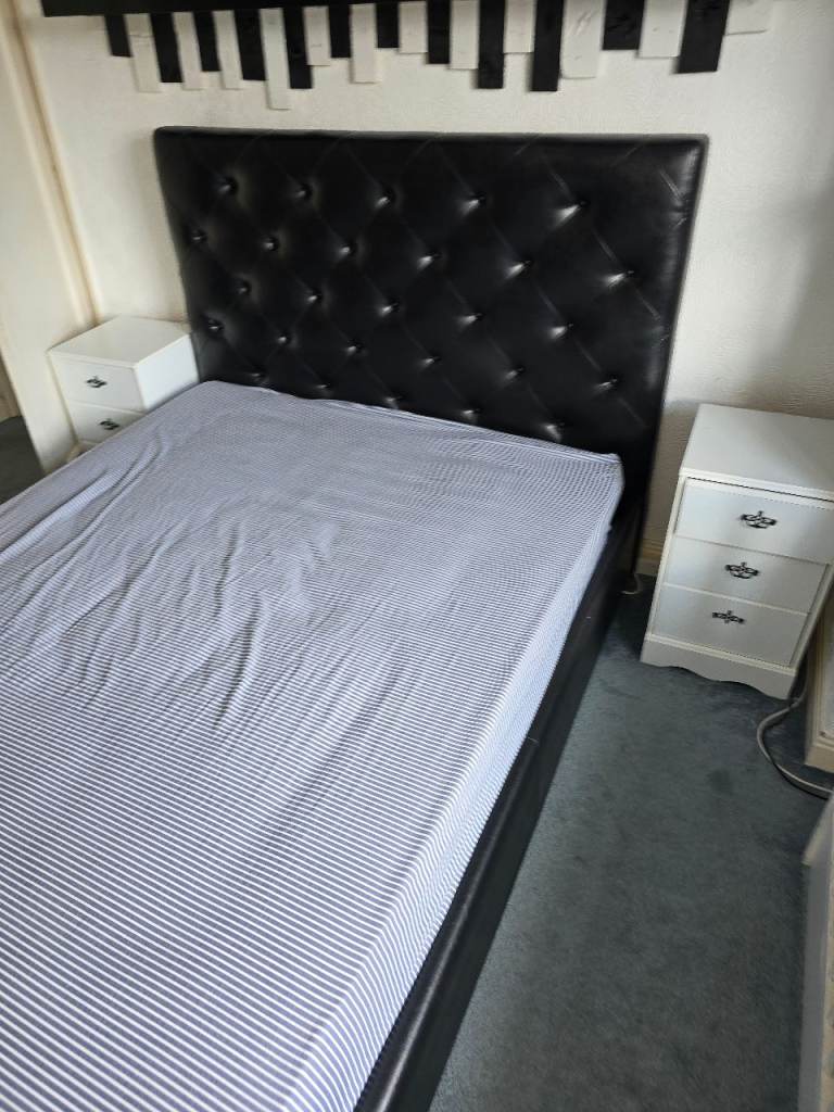 Double ottoman bed base