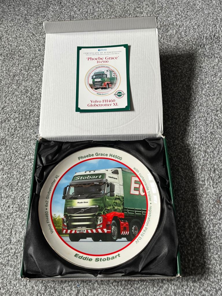 Eddie Stobart - ‘Phoebe Grace H4500’, collectable plate