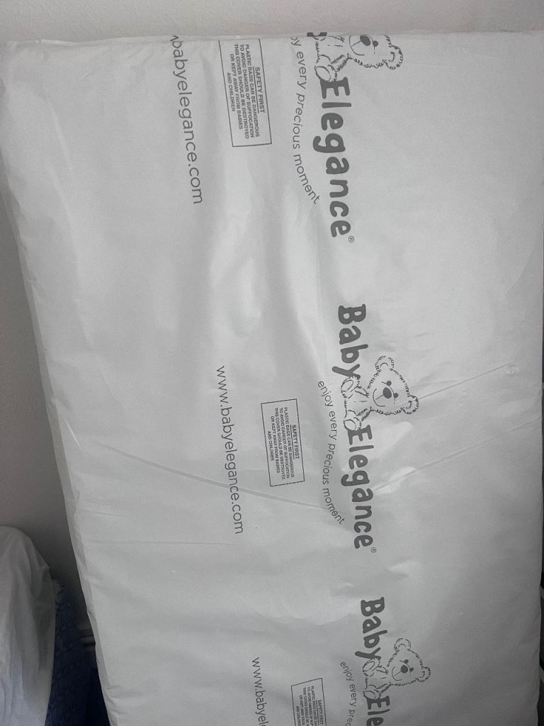 Cot bed with mattress 