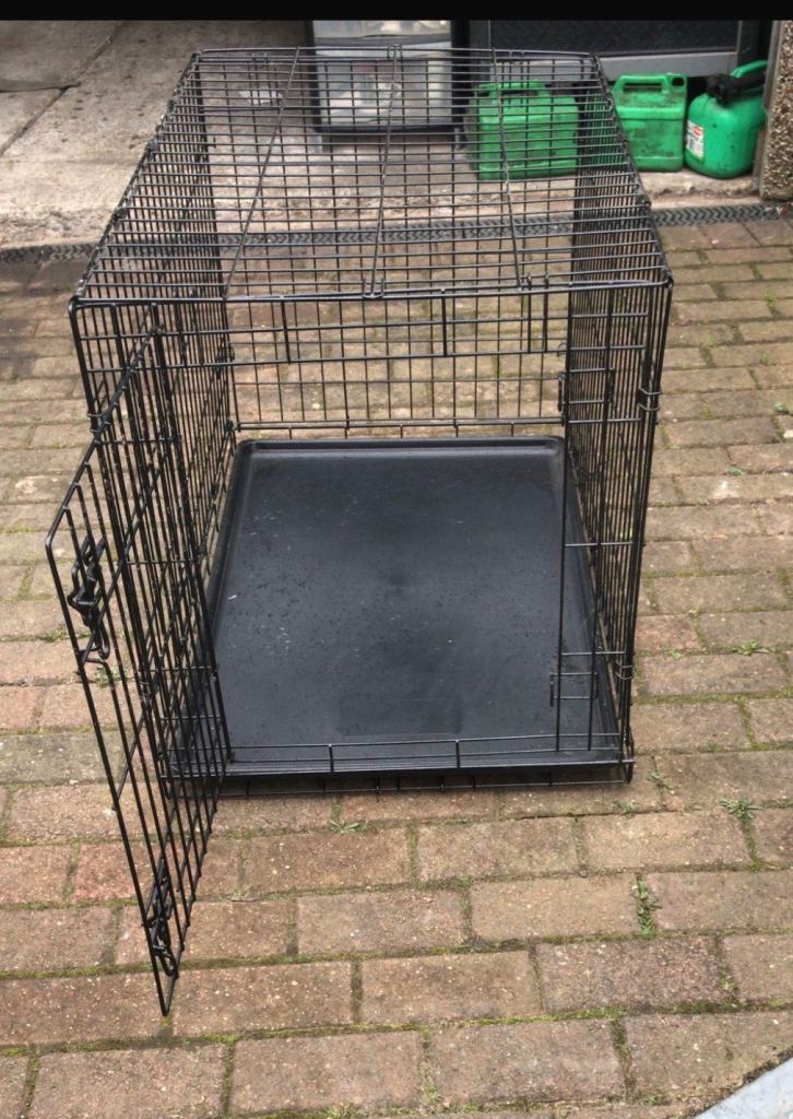 Large dog crate. Not used much. Size in photos Collapsible  