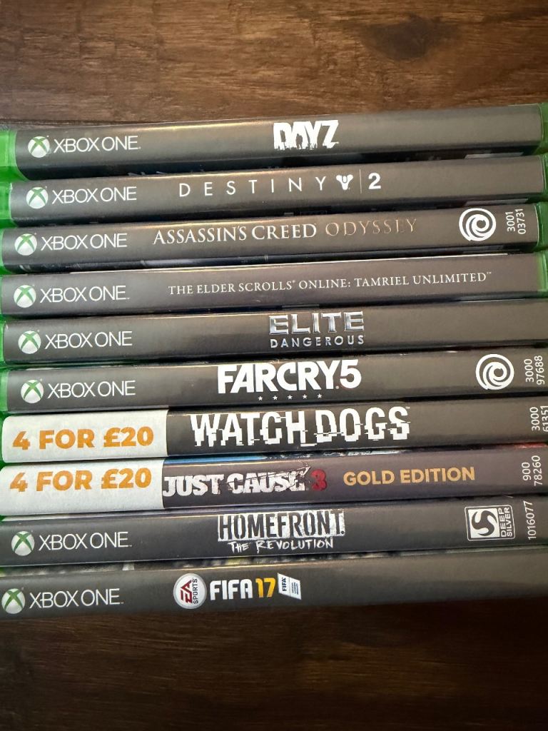 Xbox One Games Bundle - DayZ, Destiny 2, Assassin's Creed, FIFA 17 & More
