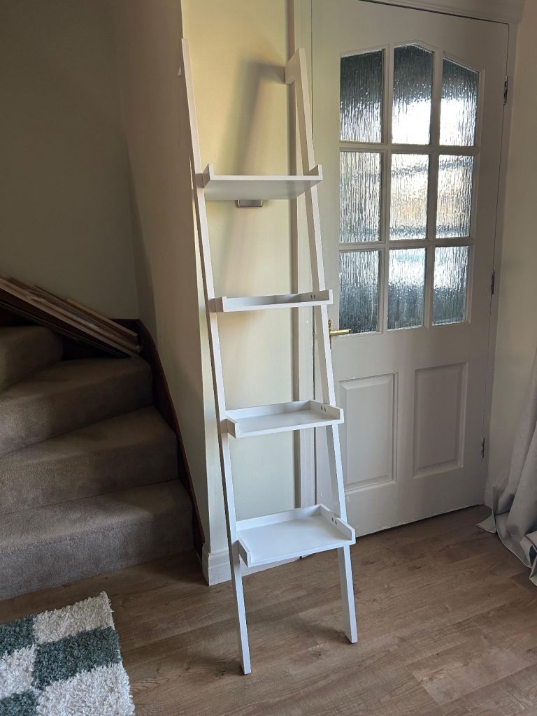 White Ladder Shelving