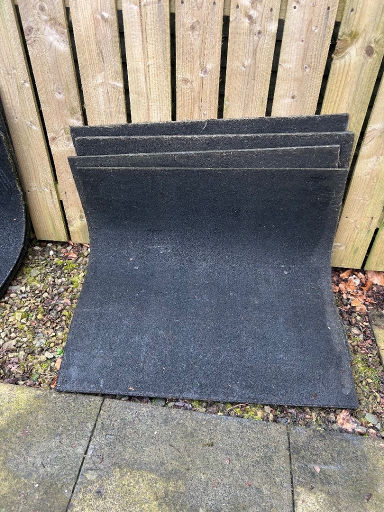 HEAVY DUTY RUBBER FLOOR TILES 1M x 1M 20MM THICK 