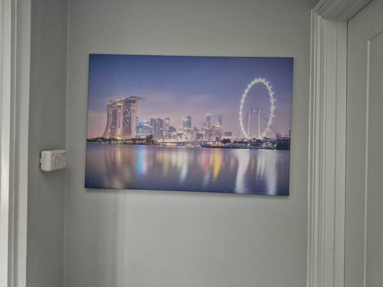 Singapore skyline print