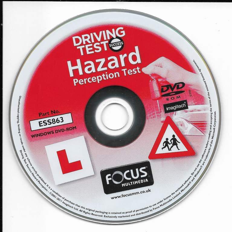 UK Hazard Perception Driving Test DVD-ROM - Part 2 of Theory Test