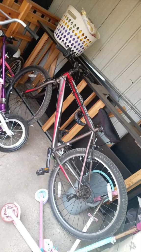 Adult tiger hazard mountain bike with Combination Lock – Red and Black, perfect Condition