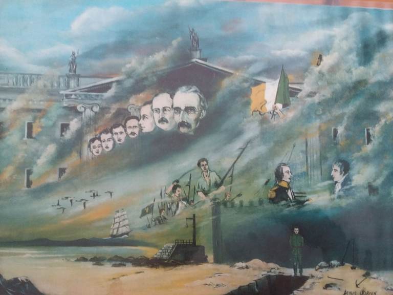 Easter 1916 Commemorative poster (Produced on the 75th Anniversary of the Easter Rising)
