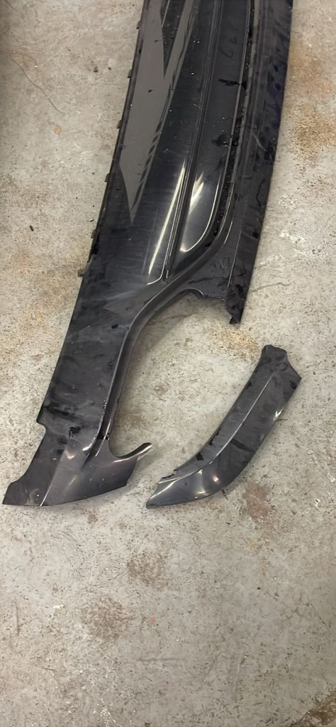 Genuine A class rear diffuser 