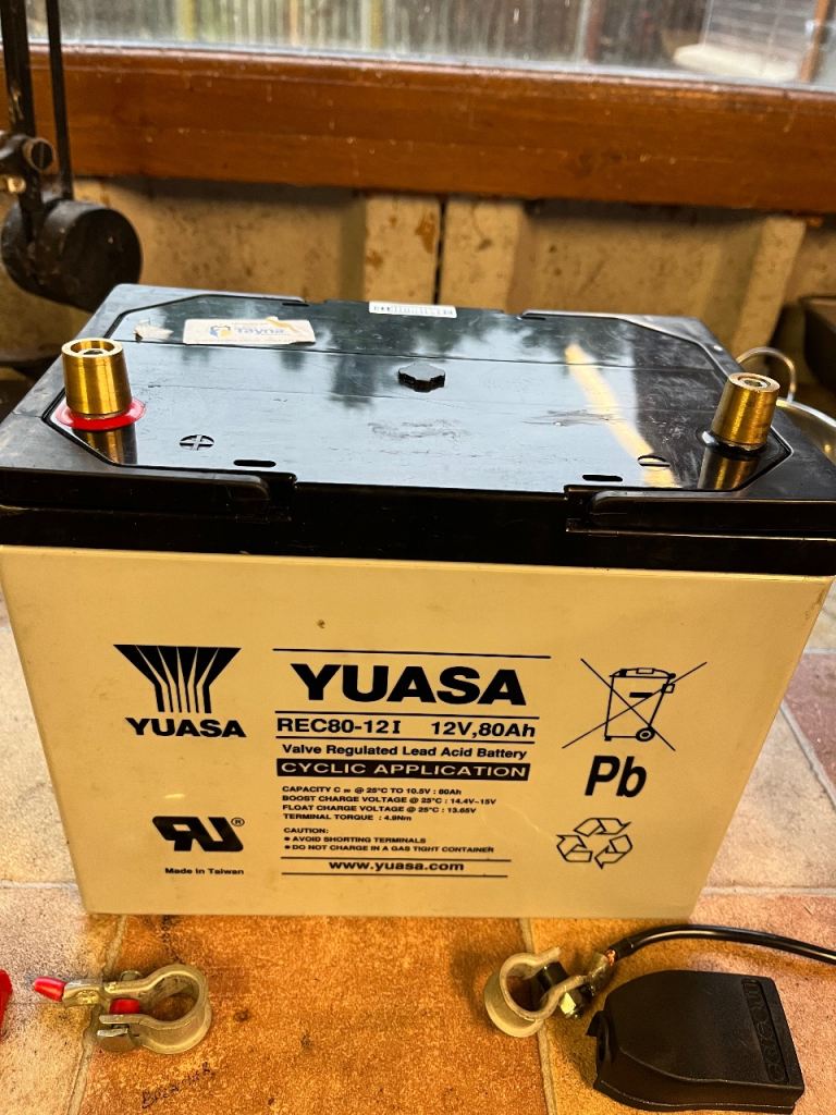 Yuasa 80a/h AGM Leisure battery. Excellent condition. 