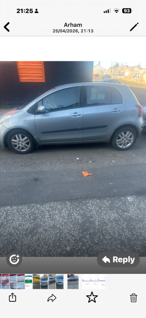 Toyota, YARIS, Hatchback, 2008, Semi-Auto, 1296 (cc), 5 doors