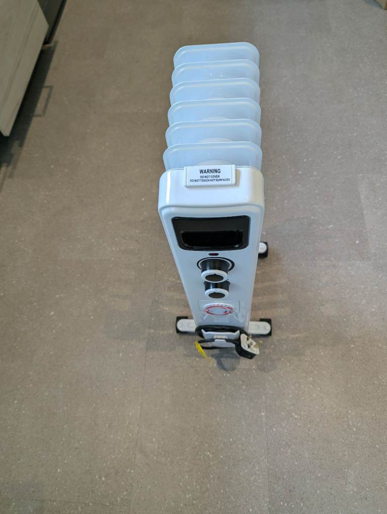 Oil filled electric radiator 1500w