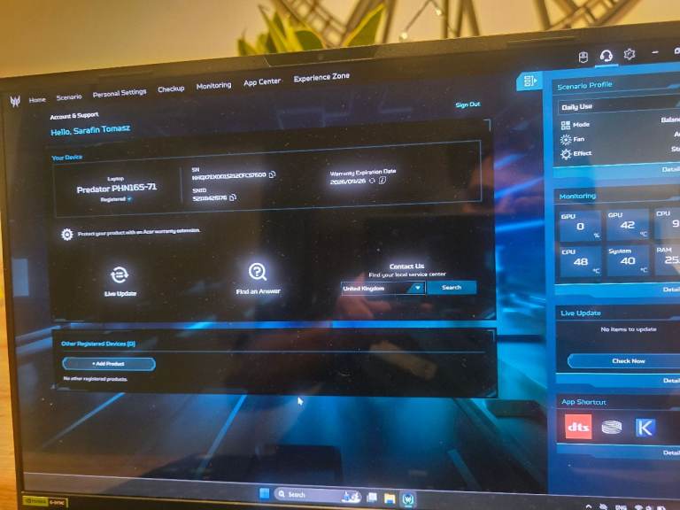 image for Acer Predator Helios 16S AI 5070 TI RTX 32GB OLED Intel Ultra 9
