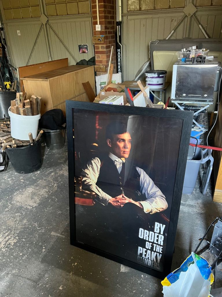 Peaky Blinders Framed Print – Large, Good Condition