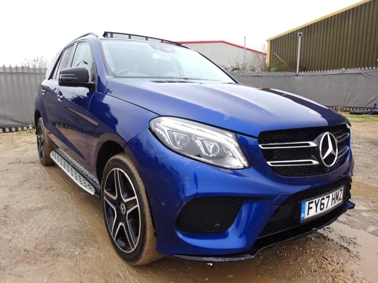 2017 67 REG MERCEDES BENZ GLE 250 D 4MATIC AMG LINE PREMIUM AUTO DAMAGED SALVAGE