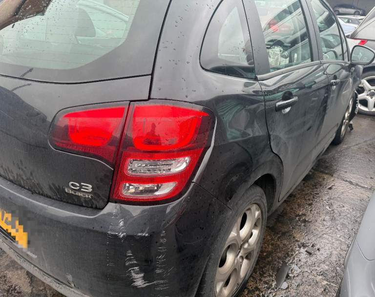 Breaking spare parts Citroën c3 black 2012