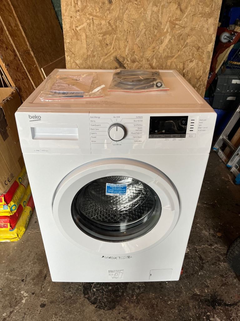 BEKO 9kg 1400spin A+ Washing Machine (Brand New Condition)