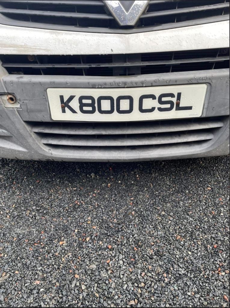 Number plate 