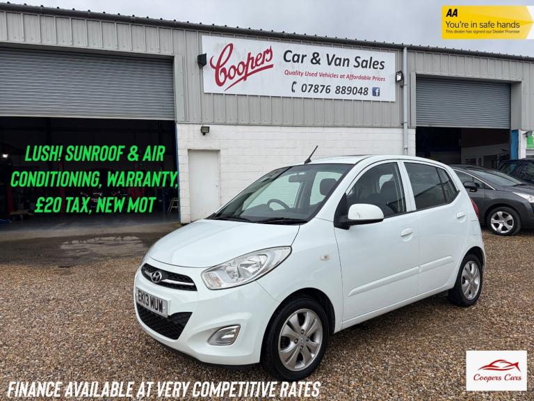 2013 Hyundai i10 1.2 Style 5dr HATCHBACK Petrol Manual