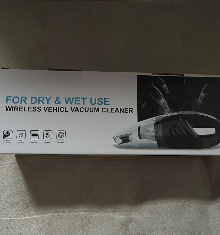 Cordless Vehicle Vacuum Cleaner – Wet & Dry – Brand New Sealed