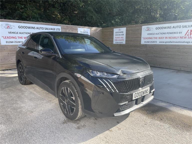 2025 PEUGEOT 3008 ALLURE 1.2T HYBRID AUTO DAMAGED REPAIRABLE SALVAGE