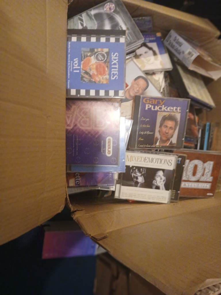 FREE BOX OF 190 CDS