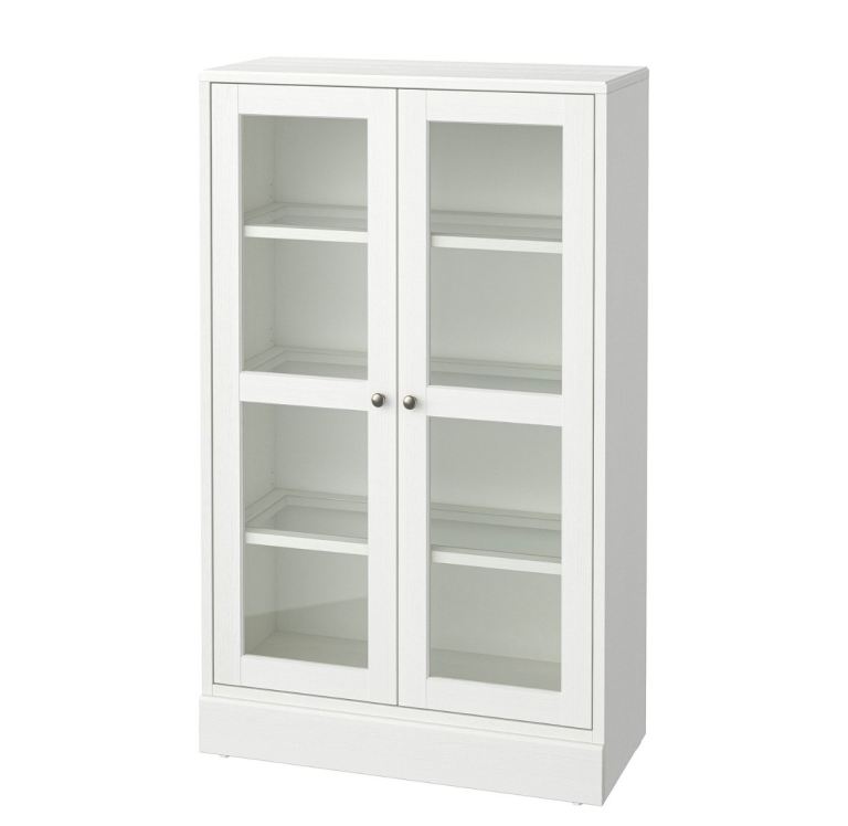 IKEA HAVSTA GLASS DOOR CABINET WITH PLINTH