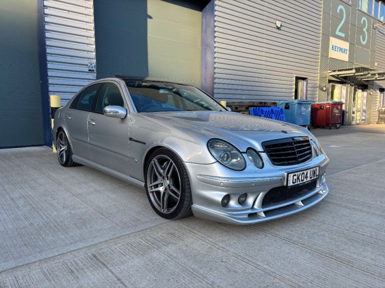 MERCEDES E CLASS E55 AMG 5.5 V8 SUPERCHARGED 2004 FULL MKB BODY STYLING