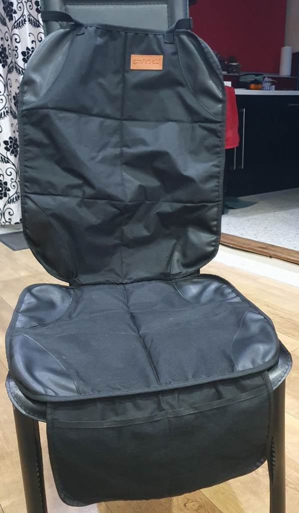 SMART ELF Car Seat Protector Waterproof Seat Cover Pockets Black