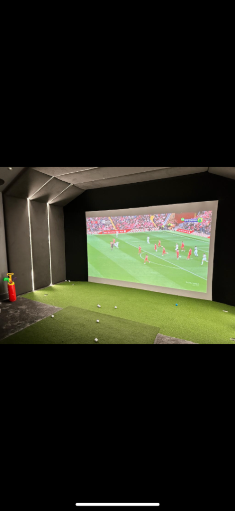 Strikeclub Golf Simulator Screen – New made to size , £699.00 for Sale