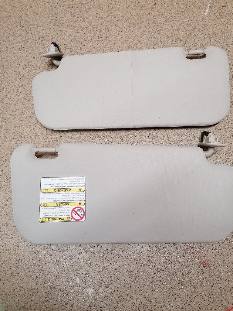 Mazda 6 sun visors 
