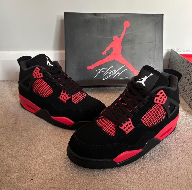 image for Jordan 4s red thunder size 8.5