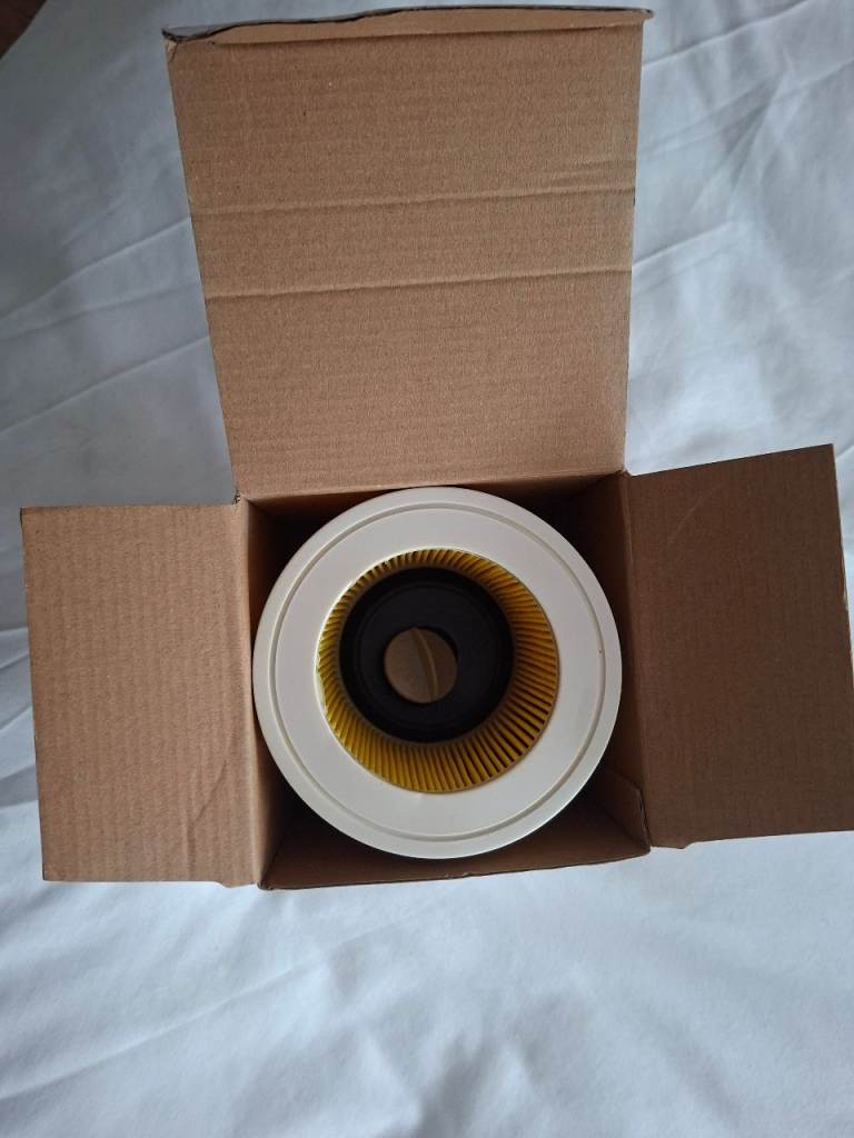 New Vacuum Cleaner Filter - White and Yellow