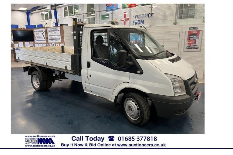 2012 Ford Transit T350 M 2.4TD 100PS RWD 3 SEAT SINGLE CAB TIPPER. -------------------------- Tip...