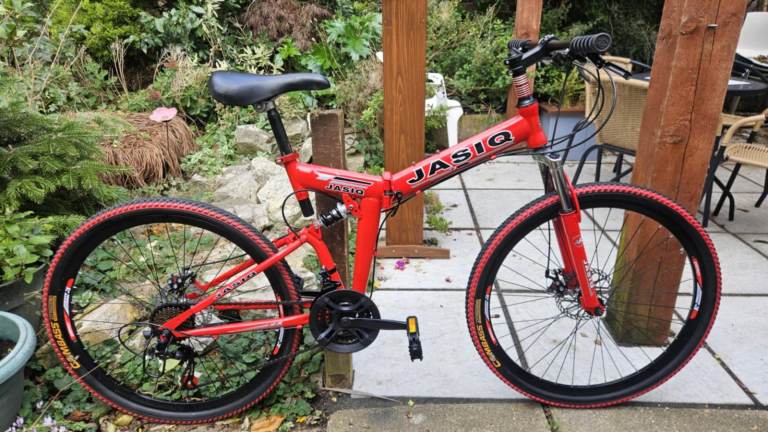 image for Folding Jasiq Full Suspension Mountain Bike 