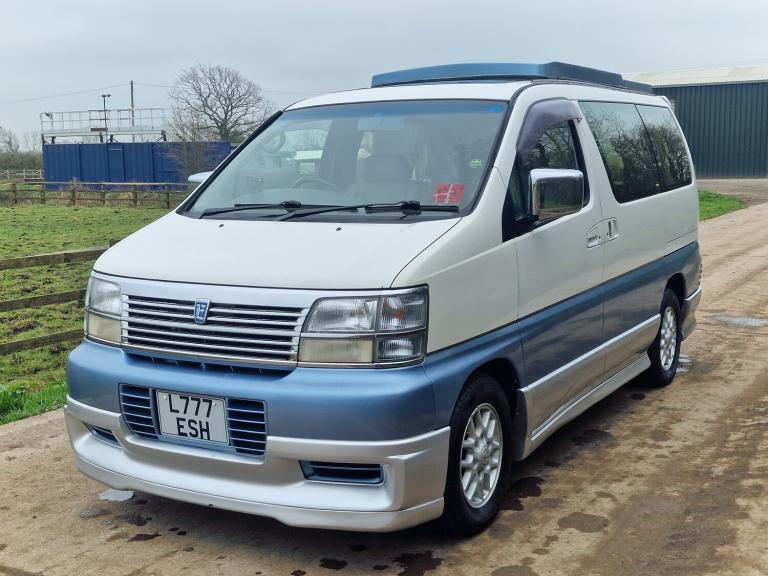 1998 Nissan ELGRAND Auto High Roof Camper Van Petrol  Drives Perfect  5m MOT