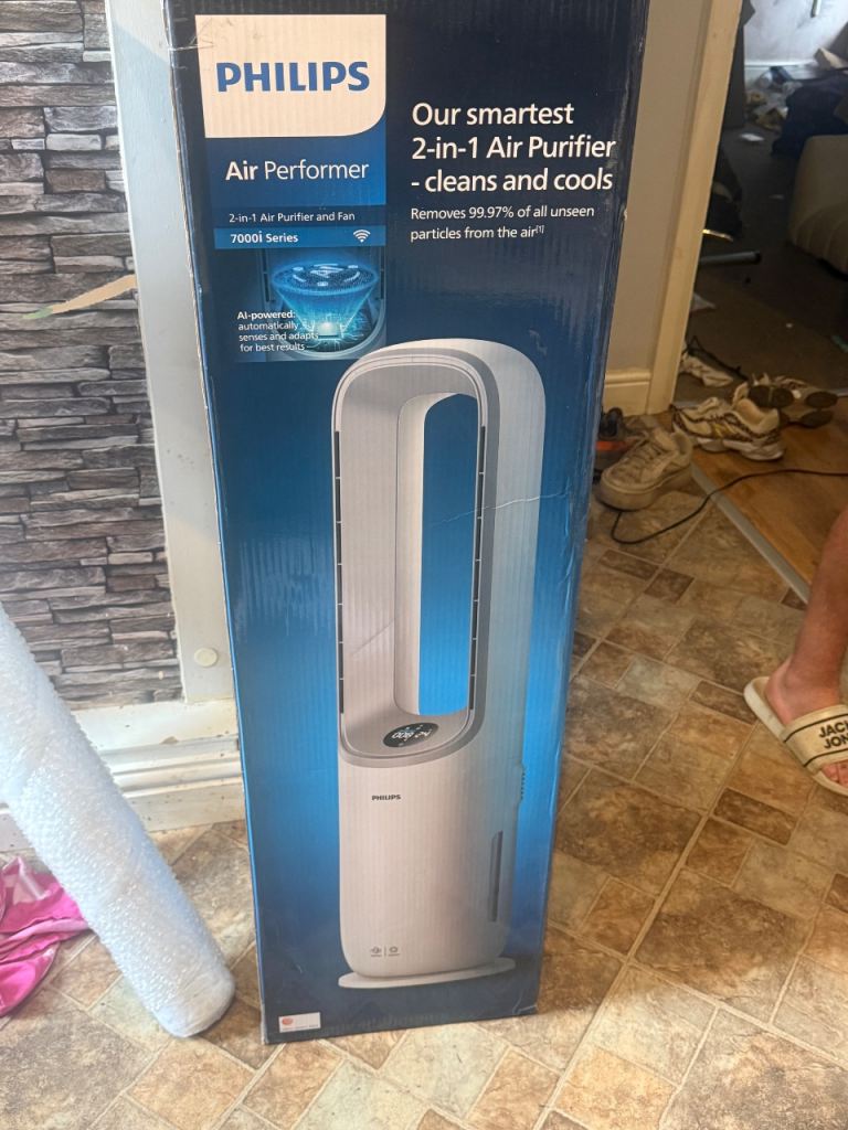Philips Air Performer AMF765 2-in-1 Air Purifier and Fan