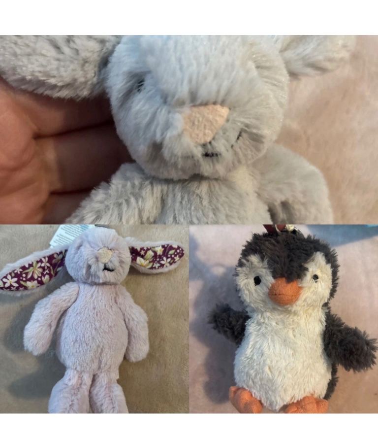 Jellycat bag charms Bnwt 