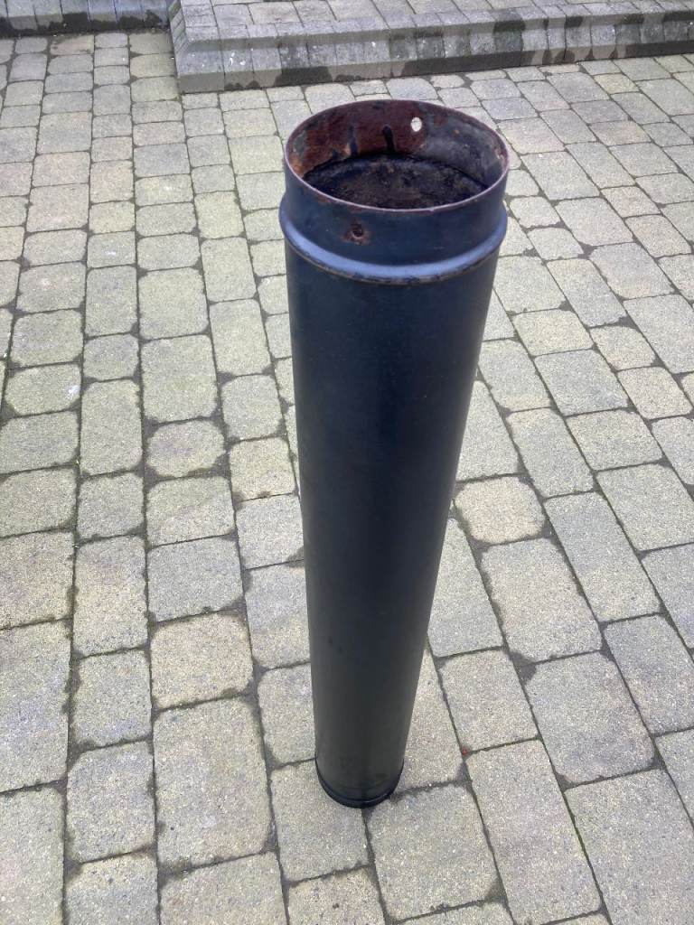 Single wall flue pipe for stove/logburner