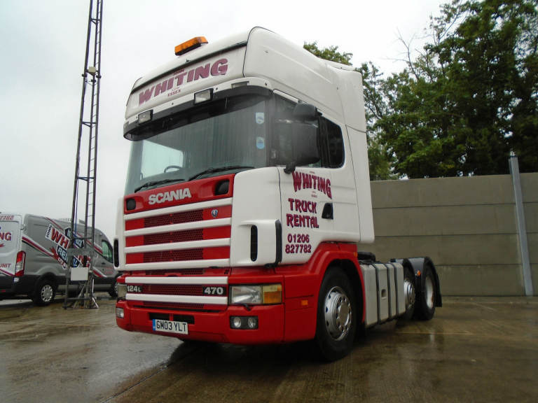 2003 Scania R124 470 Topline Classic, 6x2, Mini Lift, 3-Pedal Opticruise