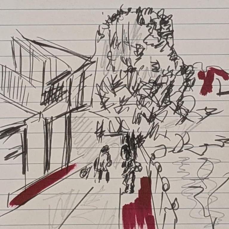 Original Hand-Drawn Art 'On The Island'