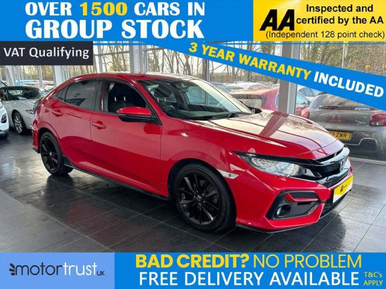 2021 Honda Civic 1.5 VTEC Turbo Sport Hatchback 5dr Petrol Manual Euro 6 (s/s) (182 ps) 1 OW Hatc...