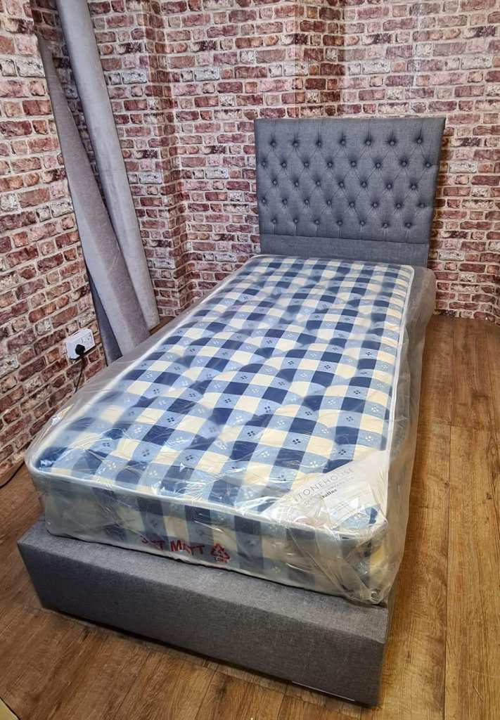 Lovely Velvet Single Bed