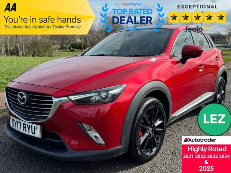 2017 Mazda CX-3 2.0 SKYACTIV-G Sport Nav SUV 5dr Petrol Manual Euro 6 (s/s) (121 ps) HATCHBACK Pe...