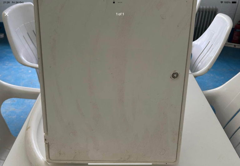 Build in Electric Meter Box and Hockey Stick