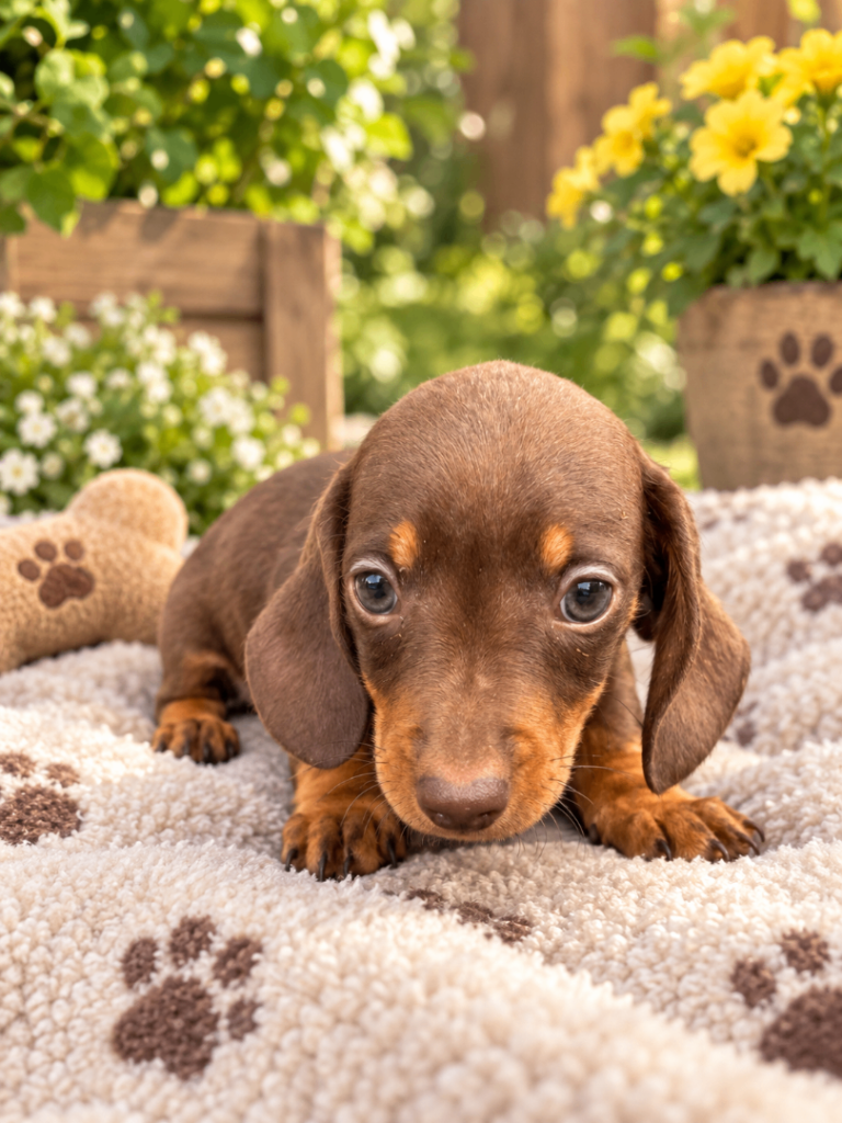 Dachund puppy’s 
