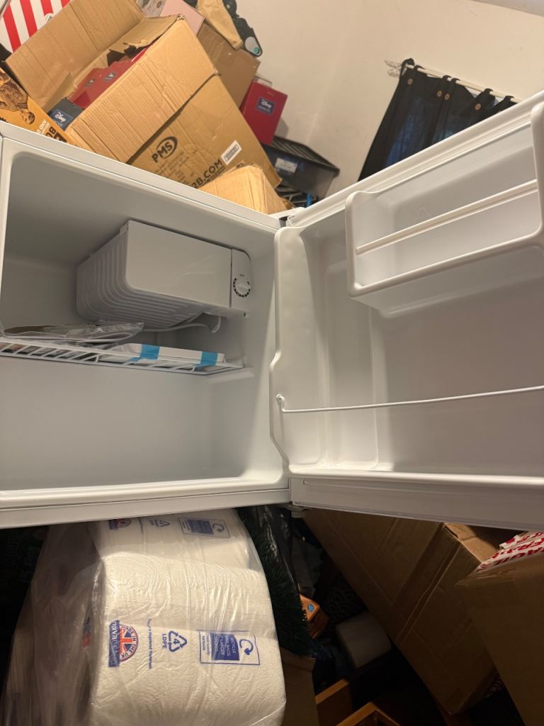 All new white under counter fridge or work top fridge £85