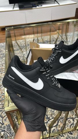 Supreme x Nike Air Force 1 BLACK WHITE | in Barking, London | Gumtree