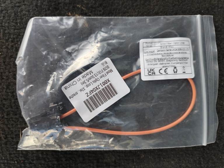 New Universal Optical Adapter Connector Loop Bypass Cable for Radio and Audio