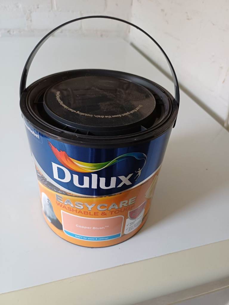 NEW Dulux Easy Care Paint – Copper Blush, 2.5 Litre Tin
